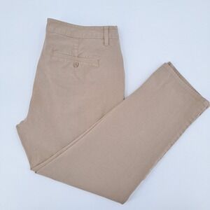 True Classic Slim Fit Chino Pants Mens 36x30 Cotton Spandex Khaki Tan Stretch